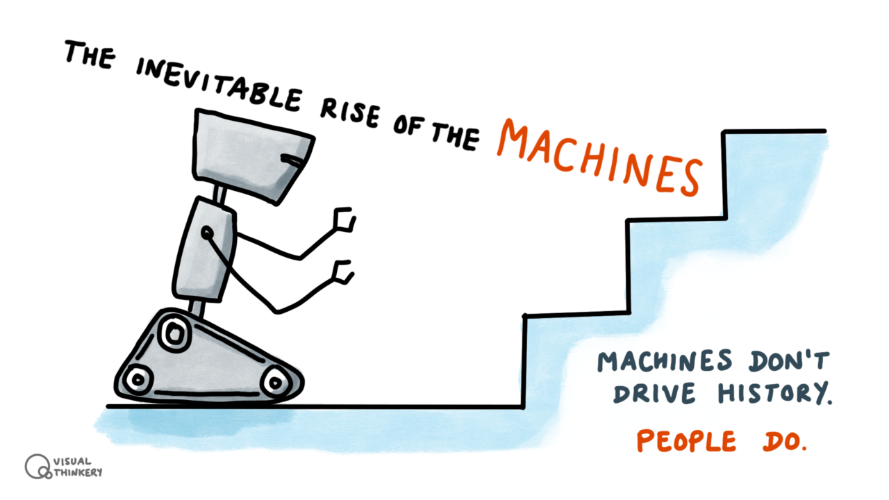 Just like the daleks in Doctor Who, résumé robots often struggle to get up the stairs. (Newman, Webber, and Wilson 1963) Although they typically don’t have arms, legs (or even wheels) robots are likely to play an important role in decisions made about if you are worth interviewing, especially if you’re applying to bigger companies. Make sure your CV is résumé robot friendly by getting feedback from a robot. Machines by Visual Thinkery is licensed under CC-BY-ND 🤖