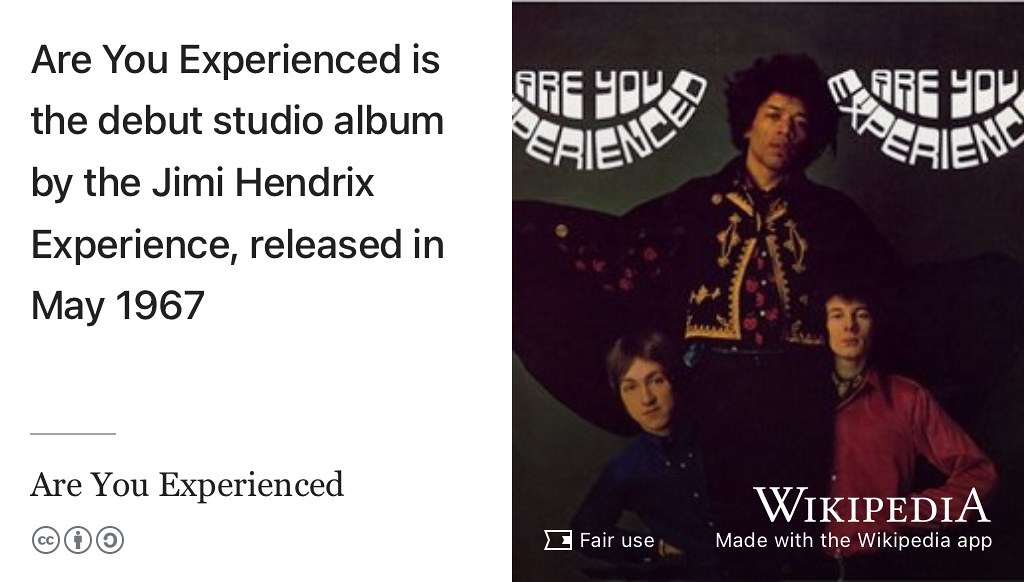 Are You Experienced? (Hendrix 1967) Why is experience valuable? What counts as experience? This chapter outlines some of the many ways to identify the experience you already have and add some more to your CV. Fair use image of The Jimi Hendrix Experience via Wikimedia Commons adapted using the Wikipedia App.