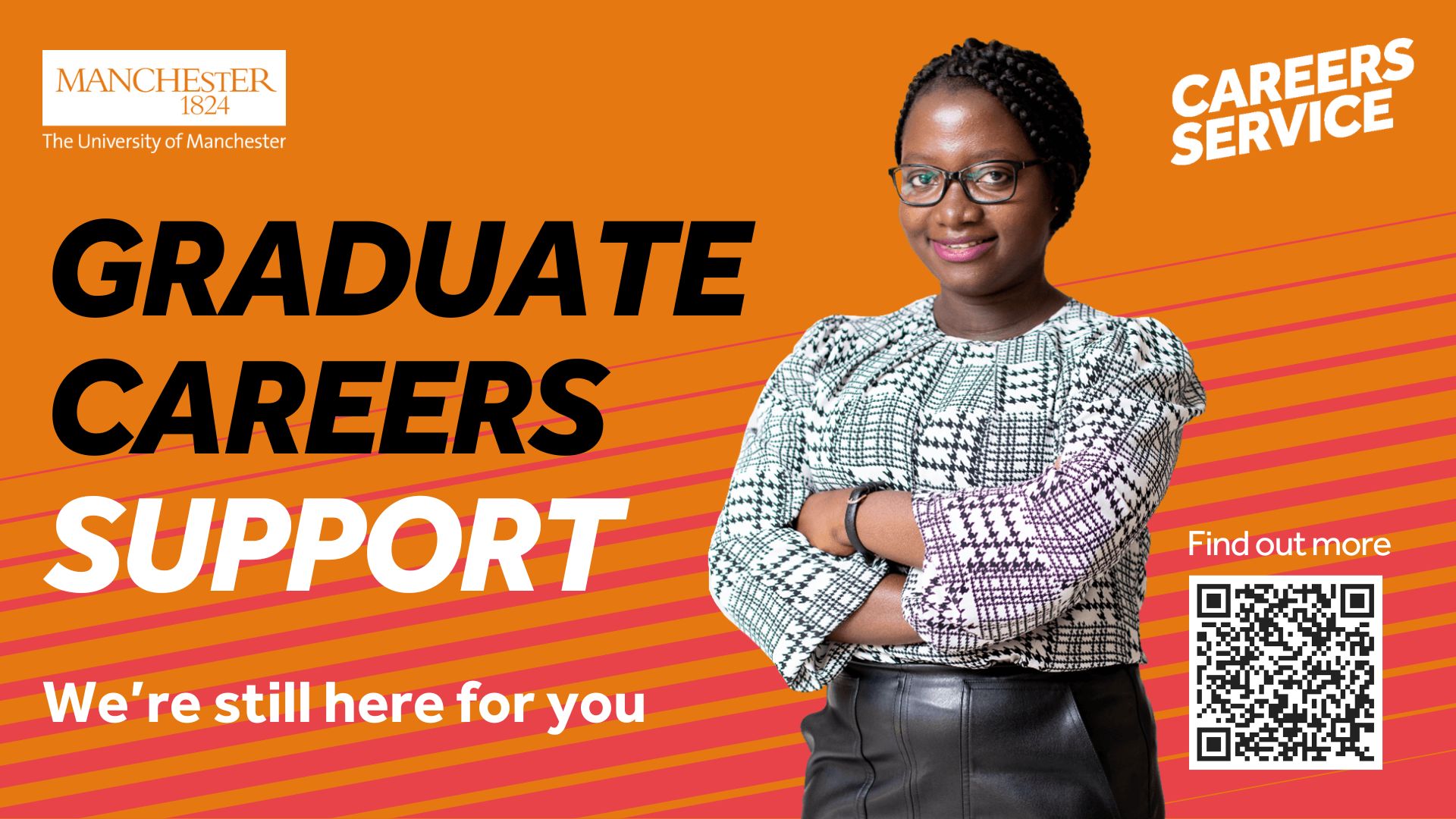 The University of Manchester Careers service is available if you need it, for up to two years after graduation, see www.careers.manchester.ac.uk/graduates 🎓