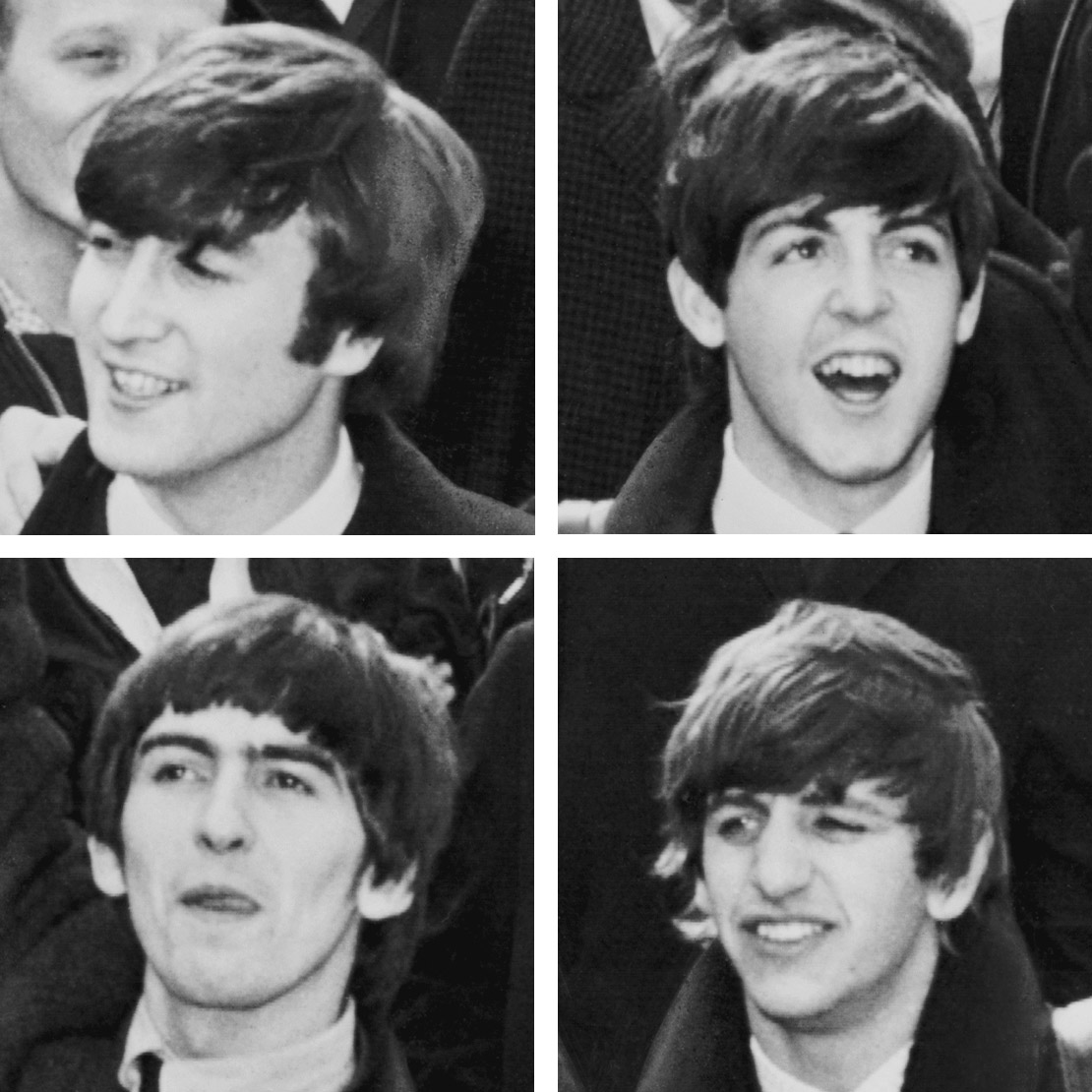 John, Paul, Ringo and George (aka The Beatles) are from Liverpool in Lancashire. Public domain image of The Beatles in New York City in 1964 via Wikimedia Commons at w.wiki/5UJy