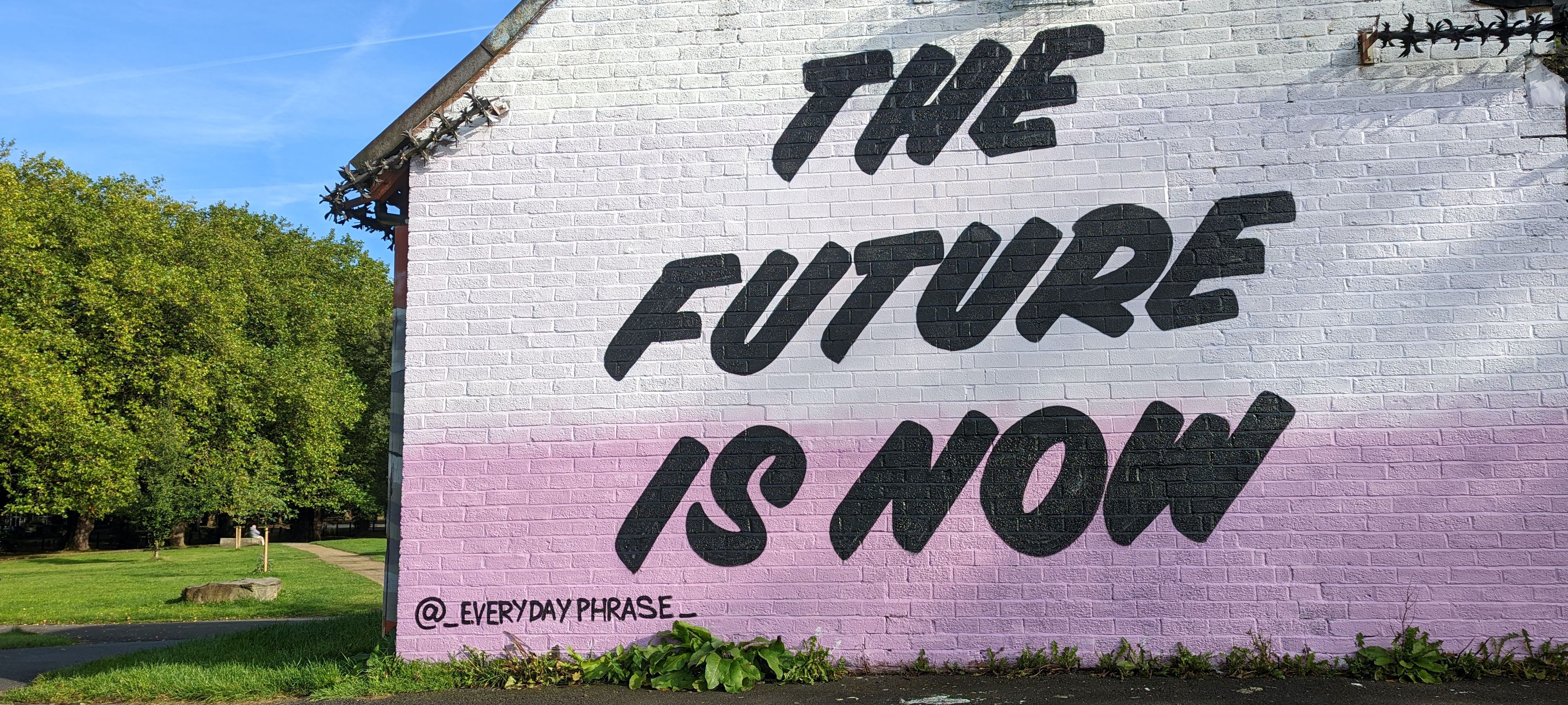 Your Future starts now, not at some point later in time like when you graduate. Whatever stage of your study you are at, there’s plenty you can do to start experiencing your future today, see chapter 5. Experience will make it easier to navigate your future. THE FUTURE IS NOW by Everydayphrase linktr.ee/everydayphrase